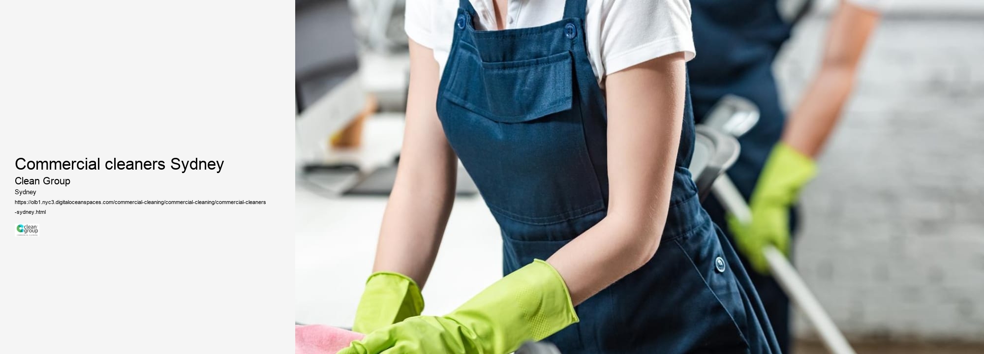 commercial cleaners Sydney