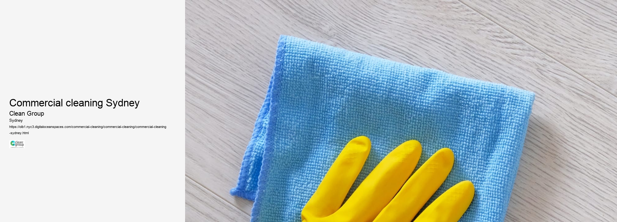 commercial cleaning Sydney