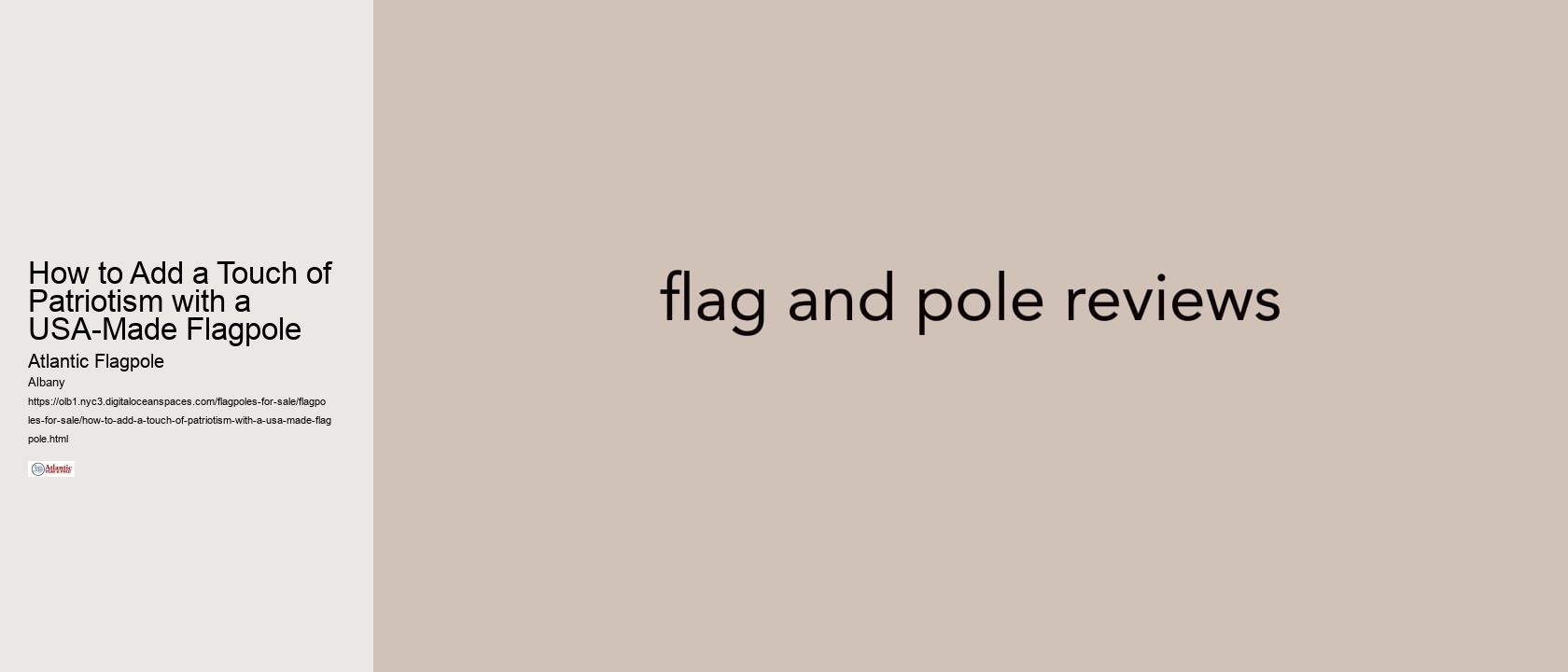 How to Add a Touch of Patriotism with a USA-Made Flagpole