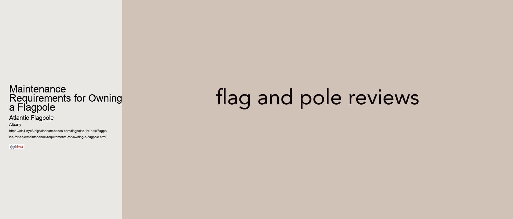 Maintenance Requirements for Owning a Flagpole