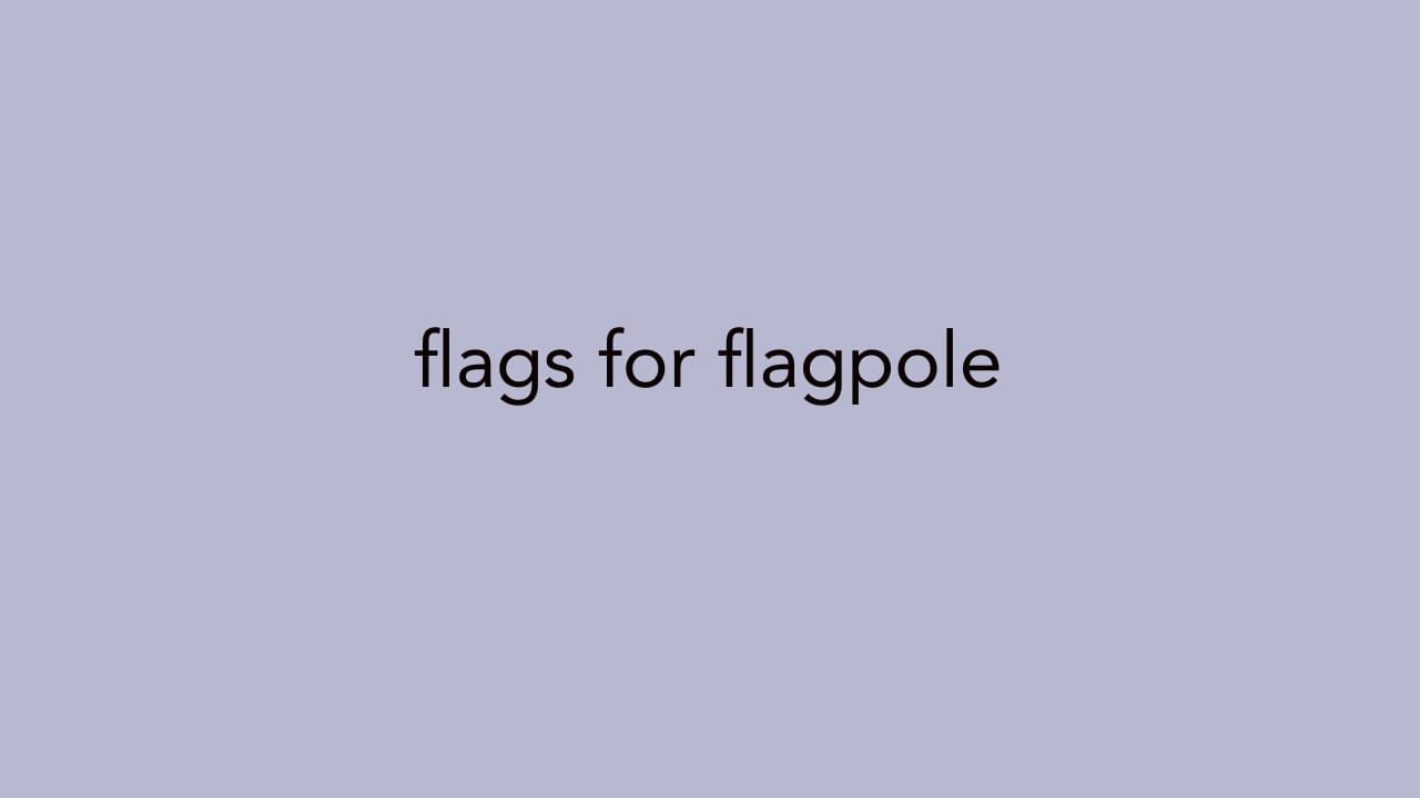 Regulations and Guidelines Regarding US Flagpoles