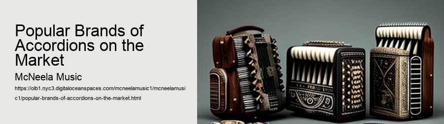 Popular Brands of Accordions on the Market 