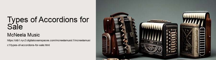 Types of Accordions for Sale 