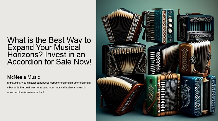 What is the Best Way to Expand Your Musical Horizons? Invest in an Accordion for Sale Now! 