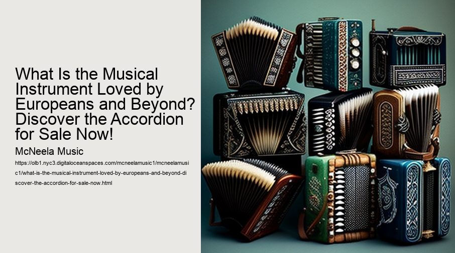 What Is the Musical Instrument Loved by Europeans and Beyond? Discover the Accordion for Sale Now! 