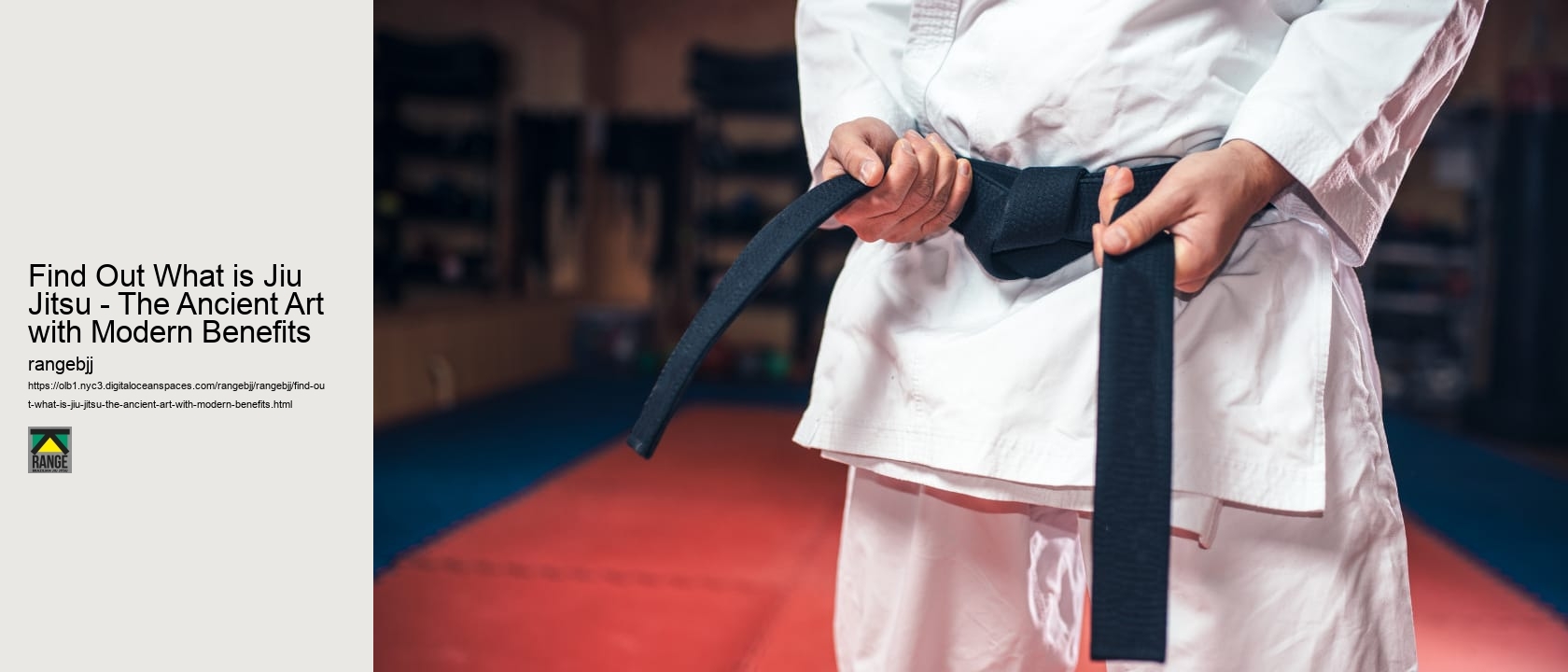 Find Out What is Jiu Jitsu - The Ancient Art with Modern Benefits 