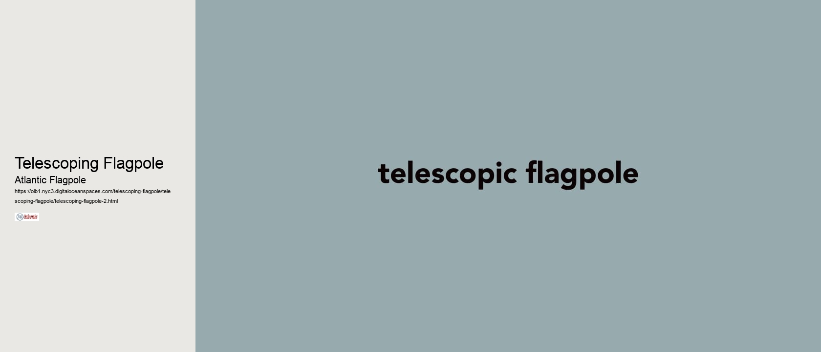 Telescoping Flagpole