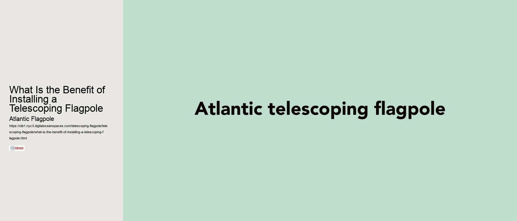 What Is the Benefit of Installing a Telescoping Flagpole